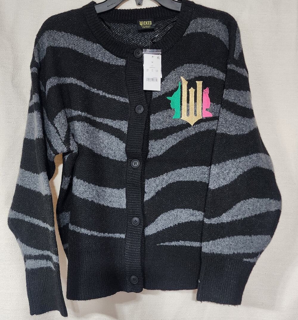 Wicked cardigan sweater women's medium